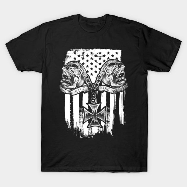 Celtic Cross American Flag T-Shirt by PattisonAvePhanatics